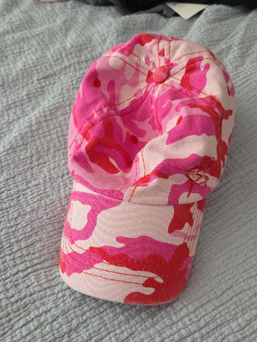 Guy Harvey Pink & Red Camo Baseball Cap